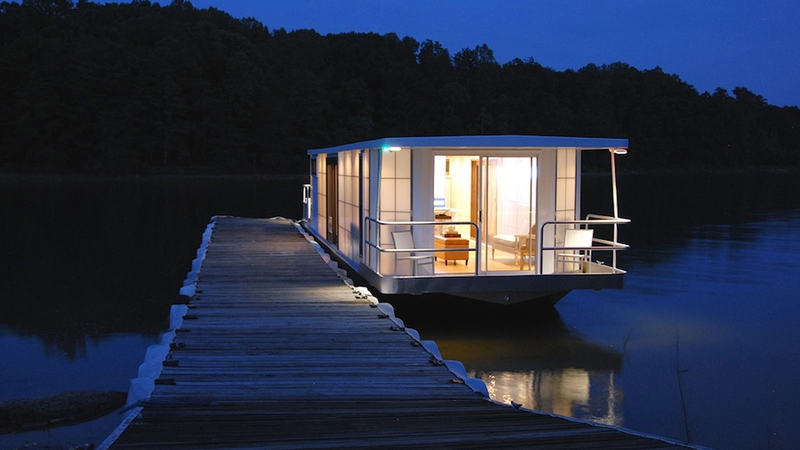 Illustration for article titled Gorgeous Floating Buildings Around the World